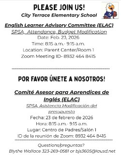 ELAC Flyer